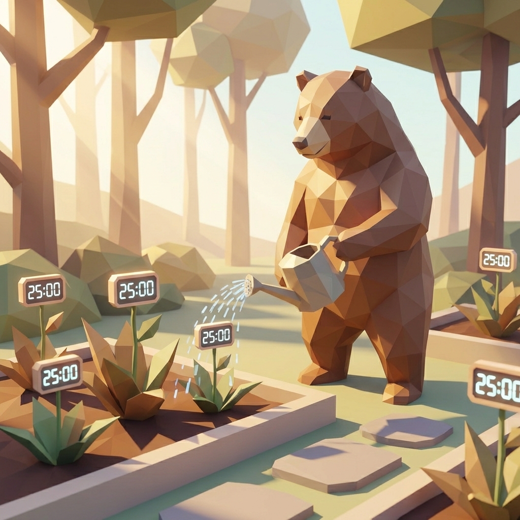 Bear cultivating focus